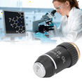 thumbnail image 6 of 4pcs Biological Microscope Lens, 195 Achromatic Black Objective Lens 100X Oil High Power Objective Interface 20.2mm, 6 of 8