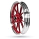 thumbnail image 1 of Rin Delantero Para Motocicleta Vento Nitrox 250 Rojo Kinlley plateado, 1 of 3