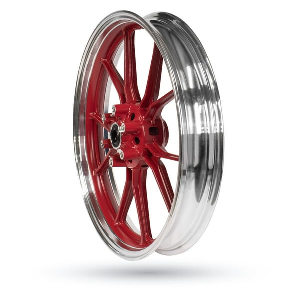 Rin Delantero Para Motocicleta Vento Nitrox 250 Rojo Kinlley plateado