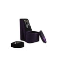 thumbnail image 4 of 9" in Purple Iridescent Velvet High Heel Shoe Display W/Hooks Jewelry Box, 4 of 4