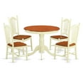 thumbnail image 3 of East West Furniture 5  PcKitchen  nook  Dining  set  for  2-Dinette  Table  and  2  Kitchen  Dining  Chairs, 3 of 5