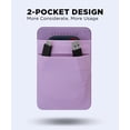 thumbnail image 3 of Funda adhesiva para portátil Afterplug con 2 bolsillos, lila y morado, 3 of 6