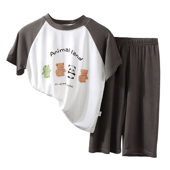 Staki Toddler Bamboo Pajamas Bamboo Viscose Pajamas Sets for Girls Kids Toddler Pants Sleepers Ultra-soft Snug Fit Pjs 6M-16Y,6-8 Years