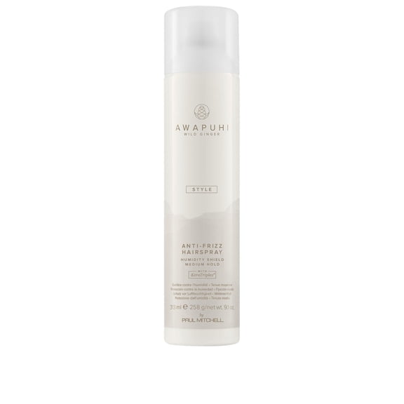 Awapuhi Wild Ginger by Paul Mitchell Anti-Frizz Hairspray, Humidity Shield, Medium Hold, For All Hair Types , 9.1 oz.