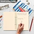 thumbnail image 4 of FORMRS 1-Subject Spiral Notebook 8" x 5" College Ruled 60 Refillable Sheet A5 Hard Cover, 2 Pack, Red Sailboats, 4 of 7
