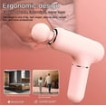 thumbnail image 3 of Mofitec Massage Gun Portable Body Muscle Massager Deep Tissue Percussion Massage Gun for Pain Relief (Pink), 3 of 9