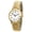 Gold, variant on Original Light Up Dial Watch for Ladies 33mm Case Push Button Glossy Expansion Band - Analog Watch with Glow in The Dark Dial, Ideal for Everyday and Party Wear