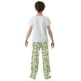 thumbnail image 4 of FORMRS Boys Pajama Pants with Pockets Size 11-12Y Kids Lounge Sleep Bottoms, Olive Leaf, 4 of 8