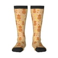 thumbnail image 1 of Fotbe Pineapples Calcetas Divertidas Estampadas para Hombre y Mujer, Calcetas de Algodón hasta la Rodilla para Caminar, Correr, Enfermería y Embarazo, 1 of 6