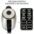 thumbnail image 3 of Kenmore 1.7L Cordless Electric Tea Kettle with 6 Temperature Pre-Sets, 3 of 5