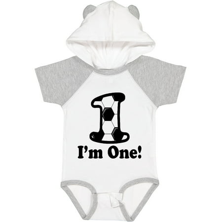 

Inktastic First Birthday Soccer 1 Year Old Boy Gift Baby Boy or Baby Girl Bodysuit
