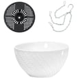 thumbnail image 1 of Bewildely Cesta colgante de clorofito, maceta colgante, gancho para colgar, interior, autoabsorbente, cría de agua, maceta de plástico especial Jardín y Patio Blanco, 1 of 6