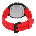 thumbnail image 2 of Reloj de pulsera Casio Youth W-218H de cuerpo color negro, digital, para hombre, fondo gris, con correa de resina color rojo, dial negro, minutero/segundero negro, bisel color negro, luz ámbar y, 2 of 8