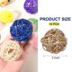 thumbnail image 2 of Uxcell 12 Pcs Bolas de Mimbre de Ratan de 2 Pulgadas, Bolas Decorativas para Relleno de Jarrones para Bodas, Centro de Mesa, Decoración del Hogar, Dorado, 2 of 5