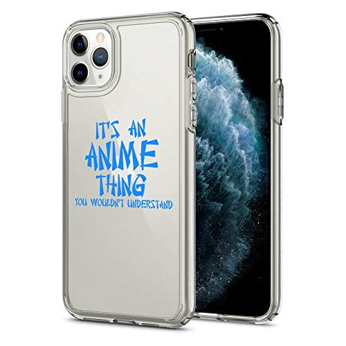 Clear Shockproof Protective Bumper Case Cover For Apple Iphone It S An Anime Thing Blue For Apple Iphone 11 Pro Walmart Com
