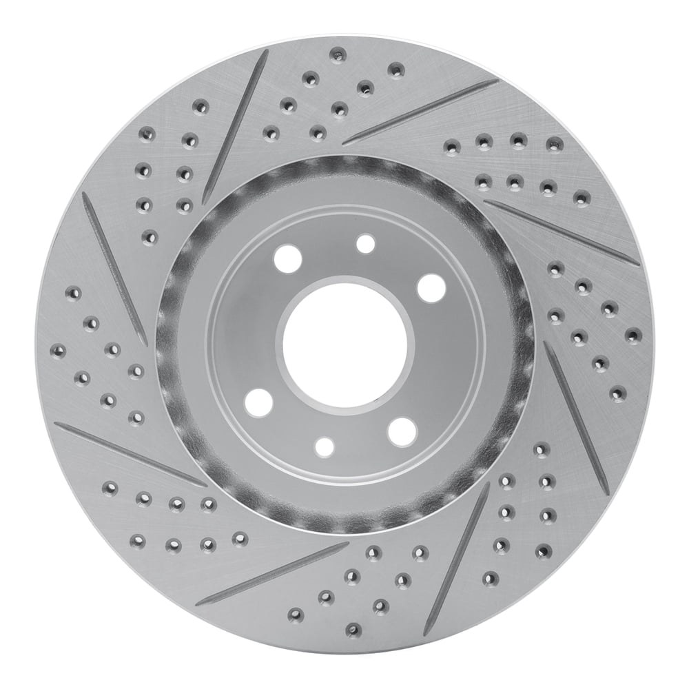 Dynamic Friction Company 830-07004R DFC Geoperformance Rotor - Drilled and Slotted