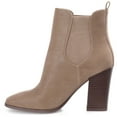 thumbnail image 2 of Journee Womens Maxxie Pull On Stacked Heel Booties, 2 of 8