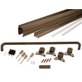 thumbnail image 2 of CRL CK3872800RB Oil Rubbed Bronze 72" x 80" Cottage CK Series Sliding Shower Door Kit with Clear Jambs for 3/8" Glass, 2 of 7