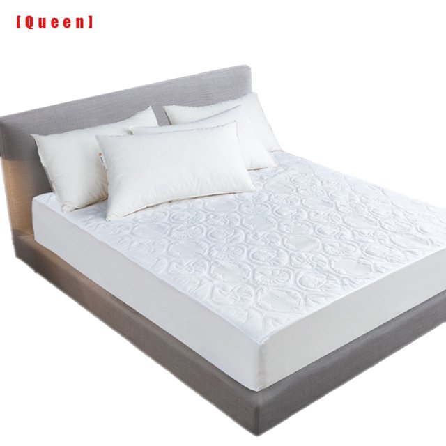 Protector de colchón impermeable Funda protectora de almohadilla de cama de algodón transpirable, Queen 60x80 + 18inches Speravity HA001320-03B
