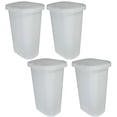 thumbnail image 1 of Rubbermaid Poubelle Rectangulaire à Couvercle à Ressort 13 Gallons (Lot de 4), 1 of 2