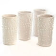 thumbnail image 6 of MEXTEQUIL Handmade Ceramic Talavera Shot Glasses, 2 oz, Set of 4, White Lace, 6 of 11