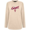 thumbnail image 2 of Women's Levelwear Khaki Texas Rangers Oversized Beaudry Sizzle Top, 2 of 3