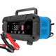 thumbnail image 4 of Cargador de batería de coche,Cargador de batería de coche inteligente completamente automático,Mantenedor de batería Carga rápida 12V 24V,con compensación de temperatura Camión de alta, 4 of 8