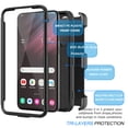 thumbnail image 3 of Tekcoo Shockproof Cases for Samsung Galaxy S23, [Buit-in Screen Protector] Combo Holster Belt Clip [Heavy Duty] [Kickstand] Full-Body Rugged Holster Case -Black, 3 of 8