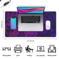 thumbnail image 5 of Purple and Blue Lines &nbsp;desk Mouse Padwaterproof,rubber+multispandexwashable Line Series Gaming Mouse PadDesk Pad for Office Home Game 31.5x15.7inches, 5 of 7
