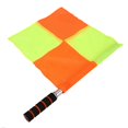 thumbnail image 2 of Lot de 2 drapeaux d'arbitre avec sac de rangement pour match de sport, football, hockey, entraînement, 2 of 4