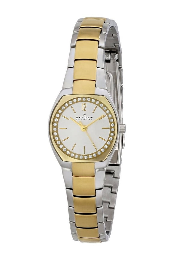 Women's skw2111 25mm Gold Steel Bracelet & Case Mineral Watch