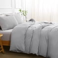 thumbnail image 2 of Duvet Cover Queen Piece Prewashed Ultra Soft Queen Bedding Set Features Zipper Closure and Corner Ties Includes Duvet Cover x & Pillowcases No Comforter, 2 of 7