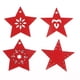 thumbnail image 4 of 100 Piezas de con Forma de Estrella, de Nieve, Decoraciones Navideñas de , Rojo, 4 of 9