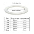 thumbnail image 4 of Fancy Replacement Gasket and Filter for 12 Cup Stovetop Espresso Coffee Makers Silver, 4 of 7