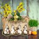 thumbnail image 5 of Letrero de puerta BLESIY conejo de Pascua decoración artística de pared Estilo A, 5 of 8