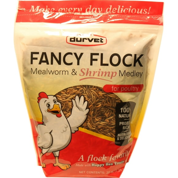 Durvet Inc D-Fancy Flock Mealworm- Cricket 16 Oz