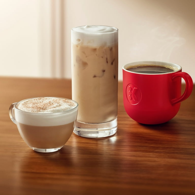 Keurig K Cafe Single Serve K Cup Coffee Latte and Cappuccino Maker Iced Option Dark Charcoal Walmart