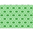 thumbnail image 1 of Ahgly Company Machine Washable Indoor Rectangle Transitional Mint Green Area Rugs, 8' x 12', 1 of 7