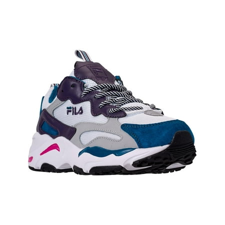 Fila Ray Tracer Womens Shoes Size 6, Color: White/Ink Blue/Grey