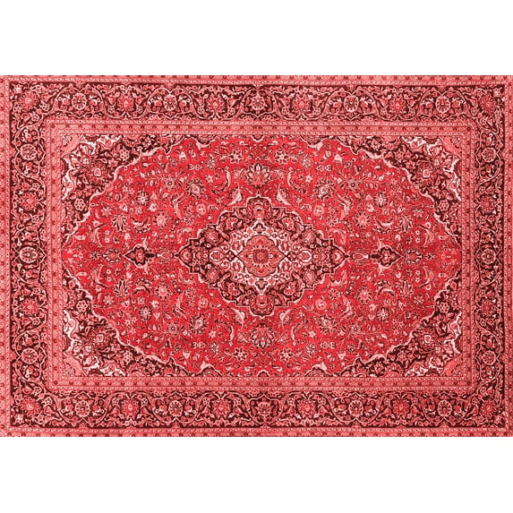 Ahgly Company Indoor Rectangle Persian Red Traditional Area Rugs, 8' x 12'