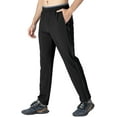 thumbnail image 3 of Men's Track Pants Quick Dry Lightweight Athletic Hiking Running Outdoor Sports Sweatpants Zipper Pockets, 3 of 7