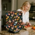 thumbnail image 3 of ZIATUBLES Wildflower Print Juicer Machine Cover Foldable Canvas Fabric Dust Proof Stain Resistant Appliance Cover for Home Kitchen Counter Decor Accessories Easy to Clean, 8 "W x 8 "D x 17 "H, 3 of 7