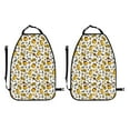 thumbnail image 2 of Kdxio Cute Bee Print 2 Pack Car Kick Mat Seat Cover Back Protector Mat with Pockets for Organizer Backseat Protector and Storage Anti Kick Pad for Vehicles, 2 of 9
