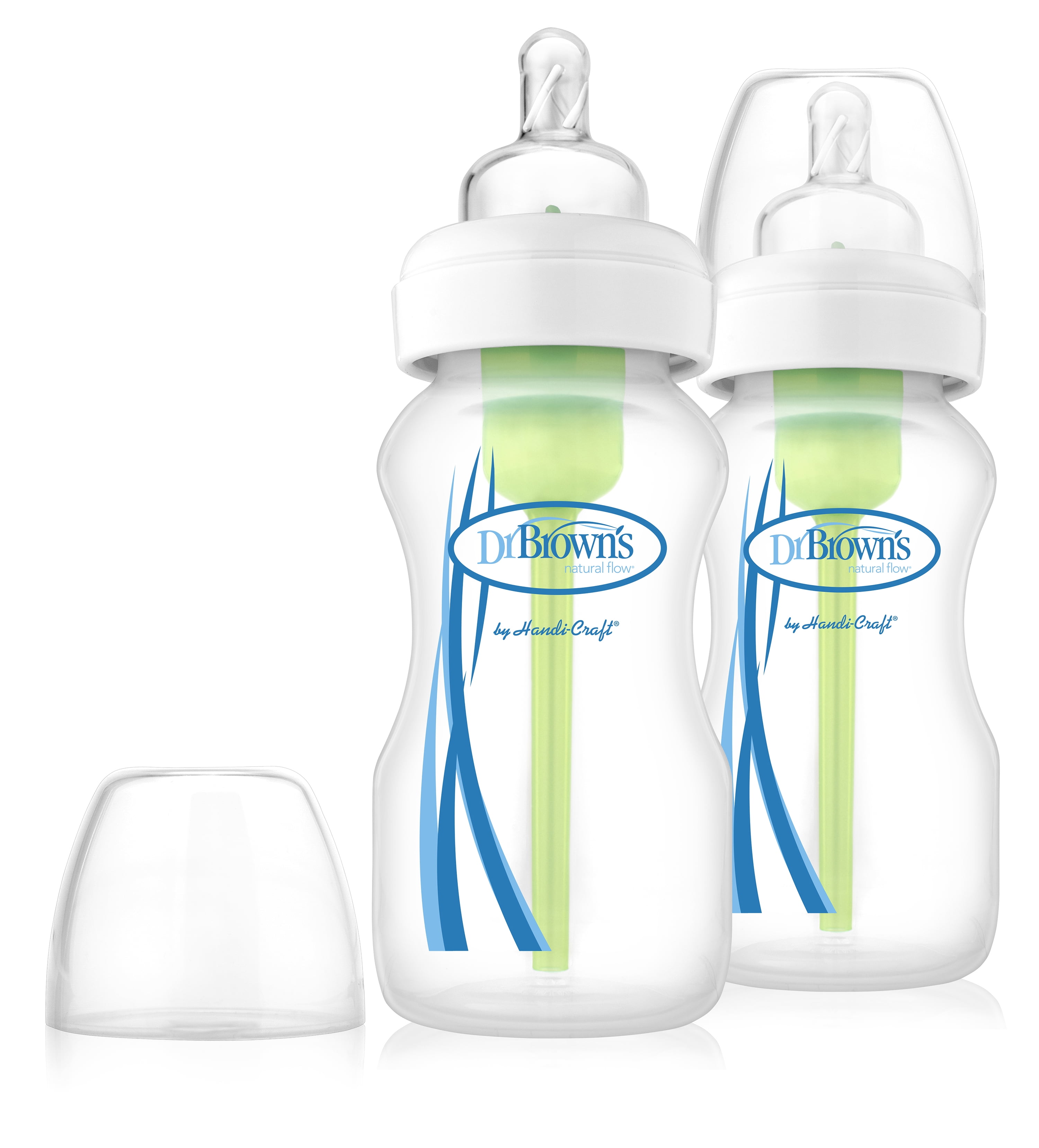 Dr. Brown's Natural Flow WideNeck Baby Bottle 9oz, 2ct