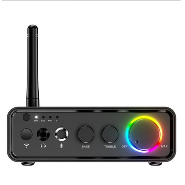 Transmisor Receptor de Audio Bluetooth 5.3 para TV Estéreo Doméstica, Adaptador de Audio Inalámbrico Bluetooth de Baja Latencia de Alta Fidelidad
