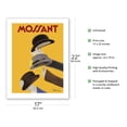 thumbnail image 2 of Mossant - Classic French Hats - Vintage Advertising Poster by Leonetto Cappiello c.1938 - Bamboo Fine Art 290gsm Paper (Unframed) 17x22in, 2 of 4