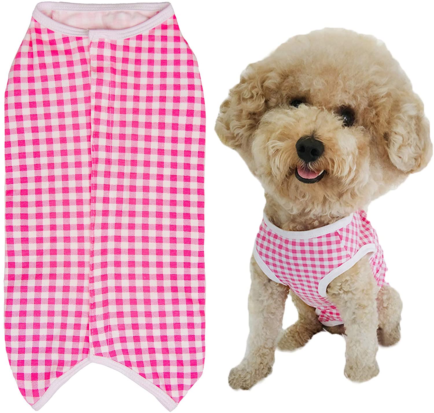 Dotpet Pet Dog’s Recovery Suit Post Surgery Shirt for Puppy, Wound