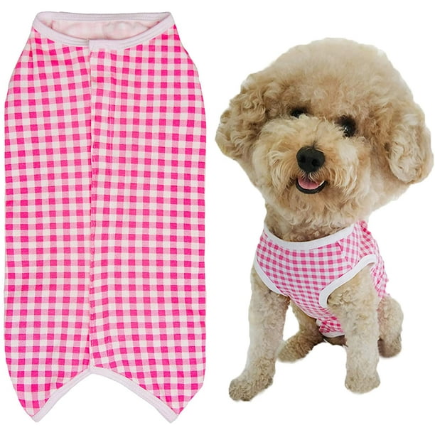 Pet Dog s Recovery Suit Post Surgery Shirt for Puppy Wound Protective Clothes for Little Animals XXS Walmart