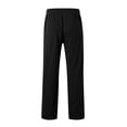 thumbnail image 5 of AWZXDE Men's Solid Color Corduroy Wide Leg Casual Pants with Drawstring, Elevated Sporty Trousers Minimalist Style Black,L, 5 of 7