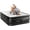 18IN-Queen, variant on CONCETTA Twin Air Mattress, 16 Inches Adjustable with Built-in High Capacity Pump